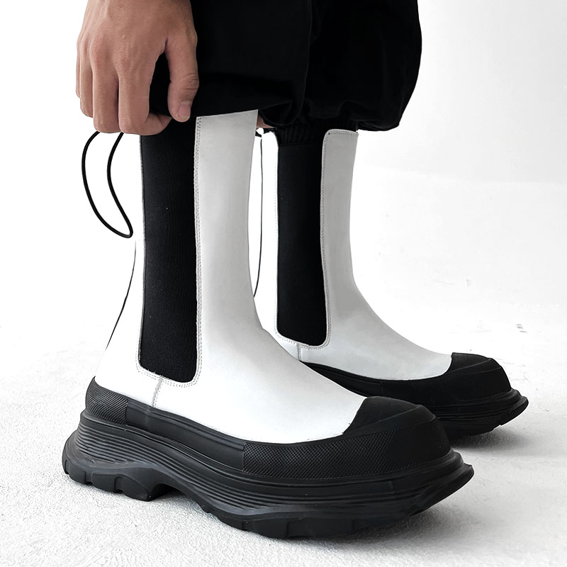 Men'S Fashion For 45 Years Old - mens fashion stage nightclub platform boots