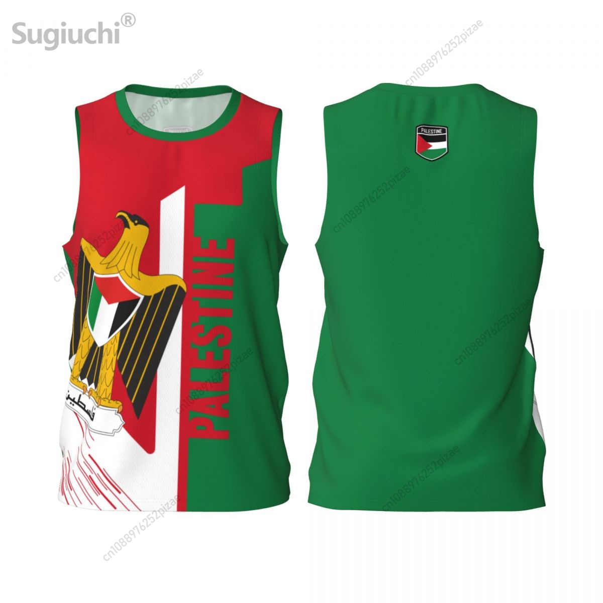 Men'S Fashion Names - Custom Name Number Palestine 3D Flag