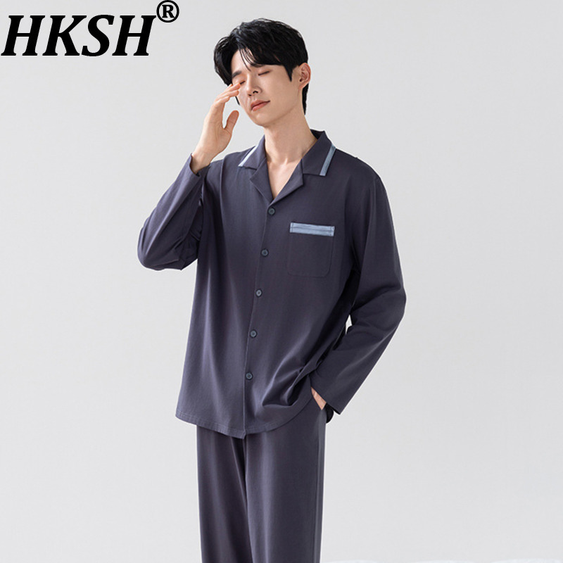 Men'S Fashion Pants - HKSH Autumn Winter Men Tide Long