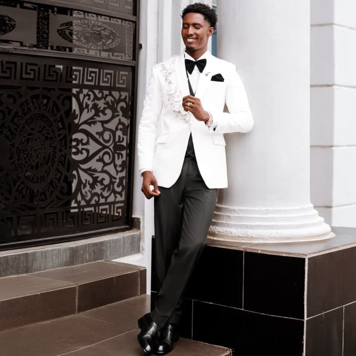 Slim Fit Blazer Men - High Quality Diamond 2 Pieces Sets