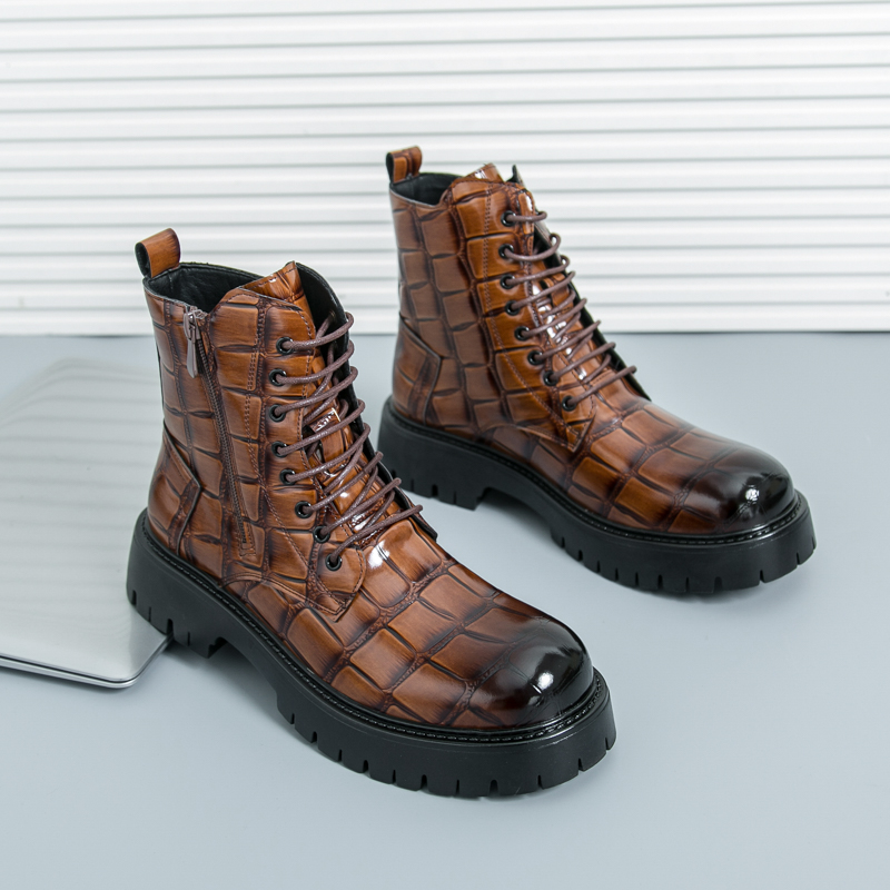 Mens Fashion Zapatos - Summer Men Fashion Chelsea Boots Black