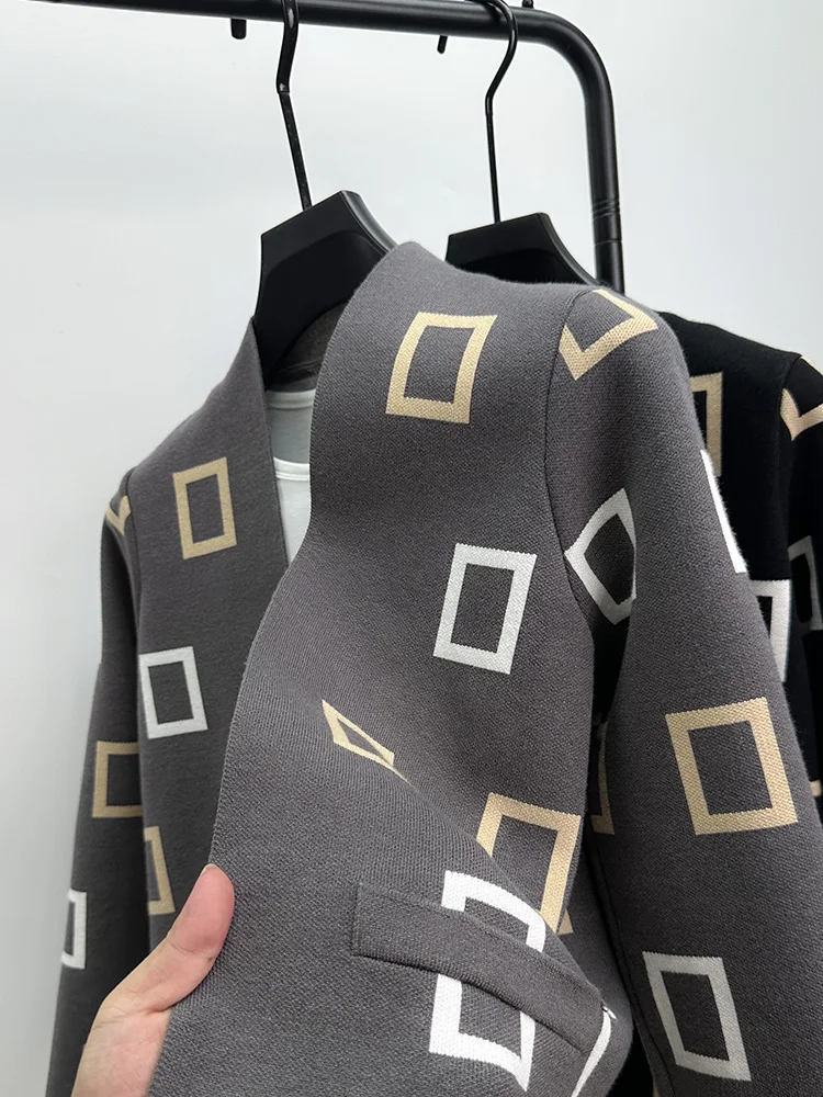 Mens Fashion Mullet - Luxury Quality Men's Designer Knitted Cardigan