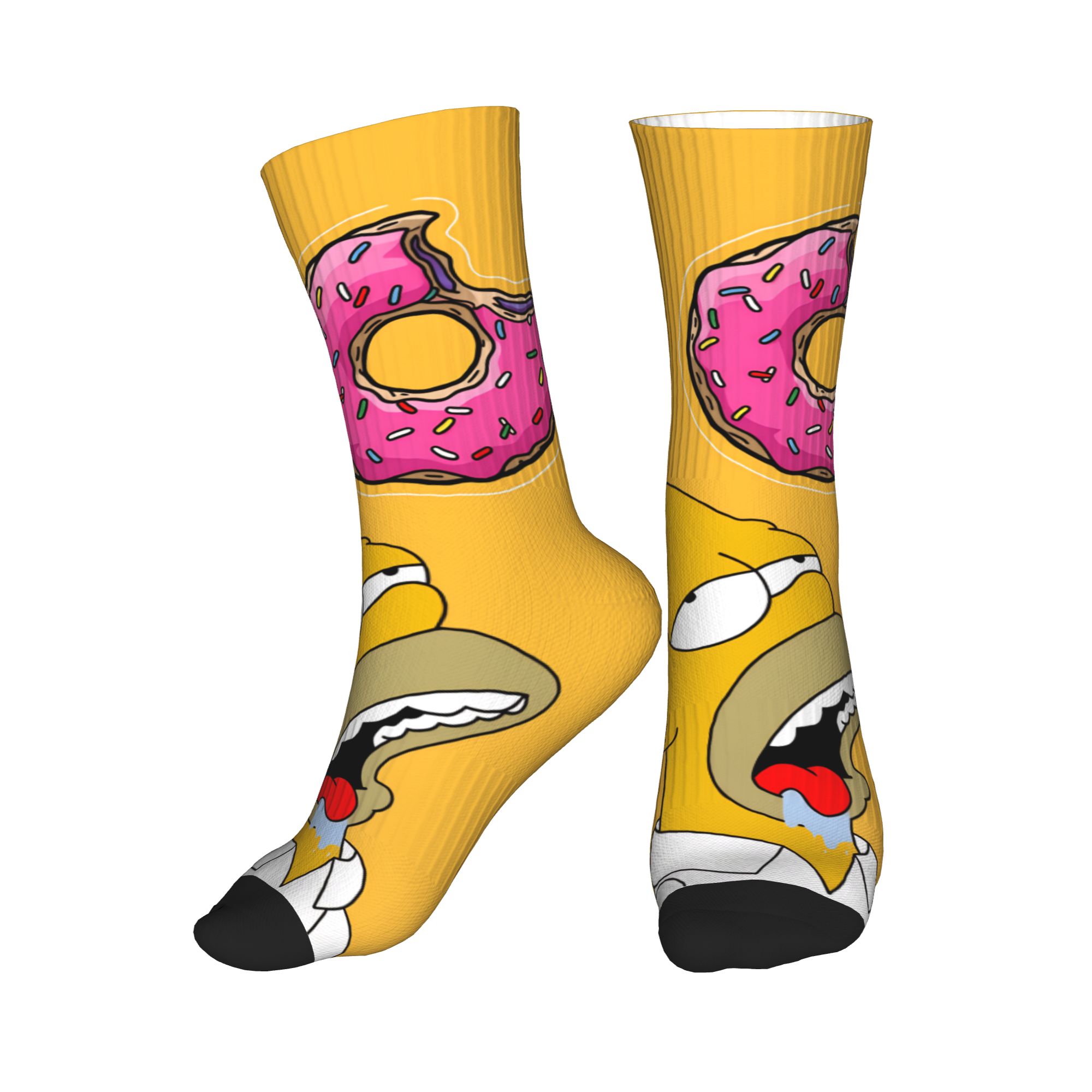 Men'S Fashion Youtube - Funny S-Simpsons Drooling Over Donut Stockings