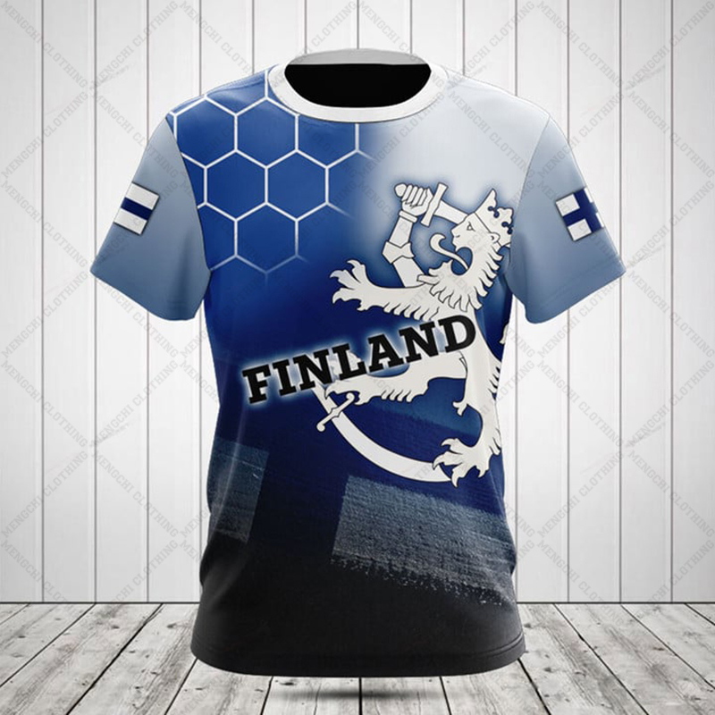 Men'S Fashion Names - Custom Name Summer Casual Finland Flag