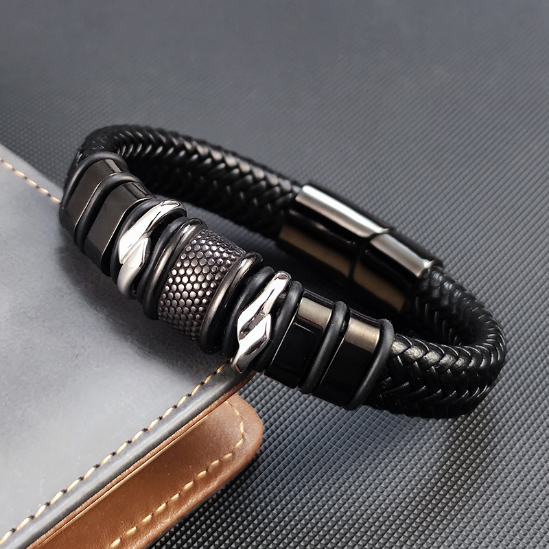 Mens Fashion Combination - 2025 New Style Domineering Hand-woven Combination