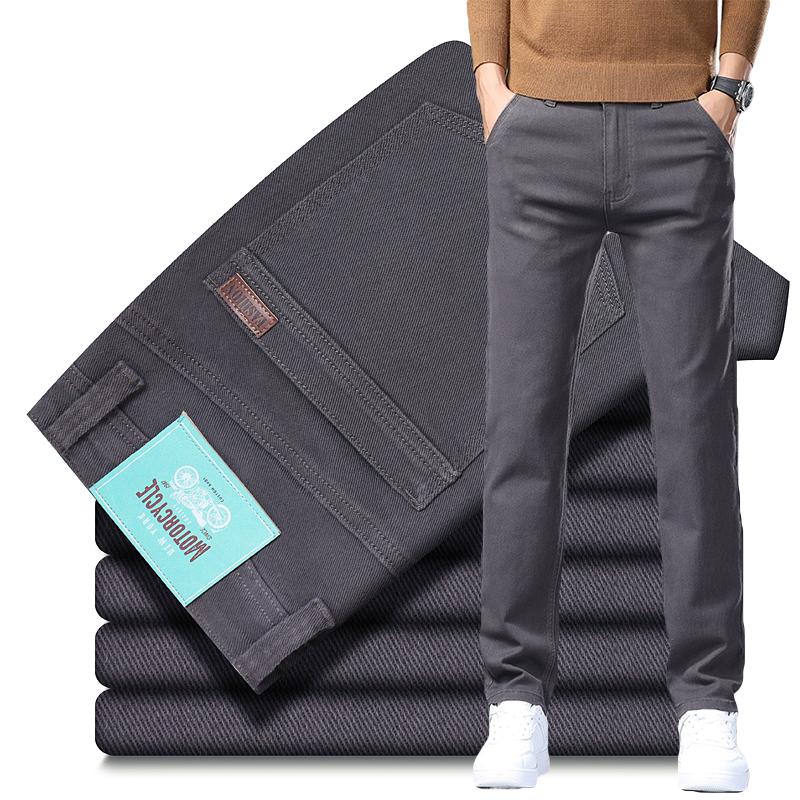 Men'S Fashion Jeans 2025 - 2025 New Dark Gray Elastic Jeans