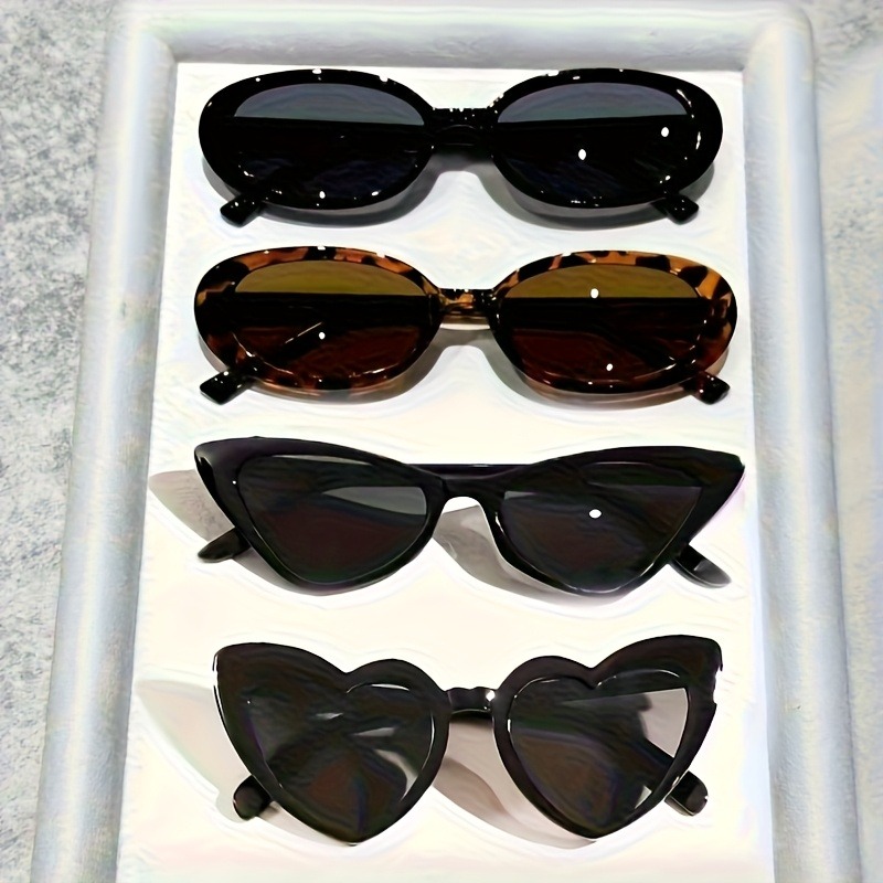 Mens Fashion Combination - 4 Pairs of Glasses Combination Oval