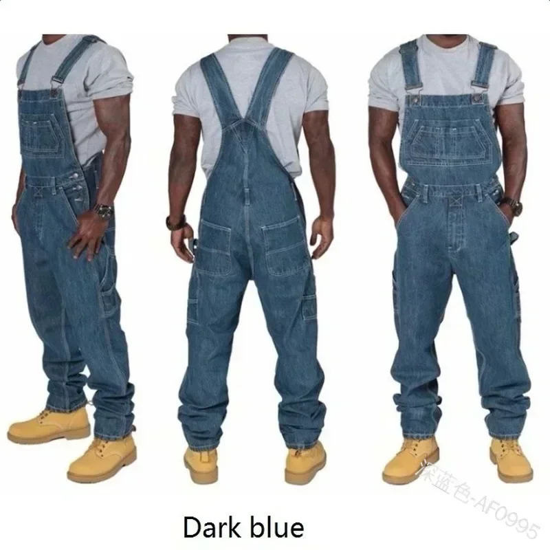 Men'S Fashion Jeans 2025 - Mens Jeans 2025 Overalls Men Pockets