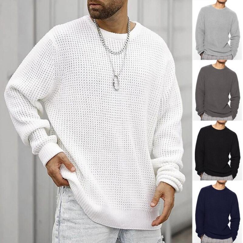 Men'S Fashion Zip Sweater - 2026 Men Knitted Sweater Spring Autumn