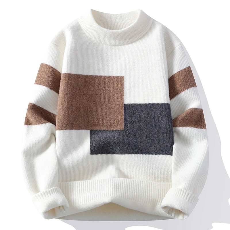 Mens Fashion Mullet - Autumn Winter New Men's Sweater Fashion