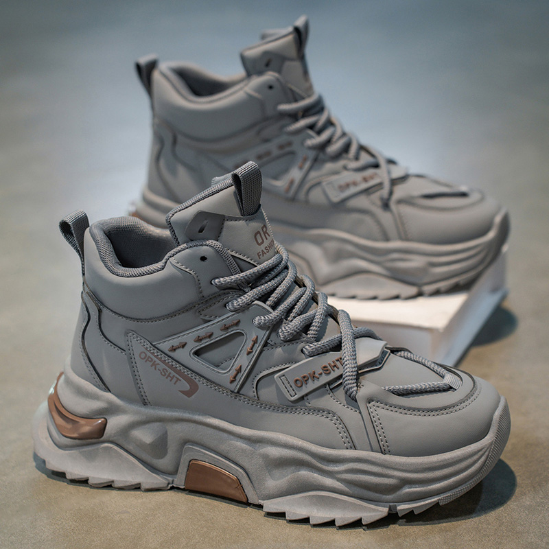 Men'S Fashion Footwear - High Top Breathable Anti Slip Man