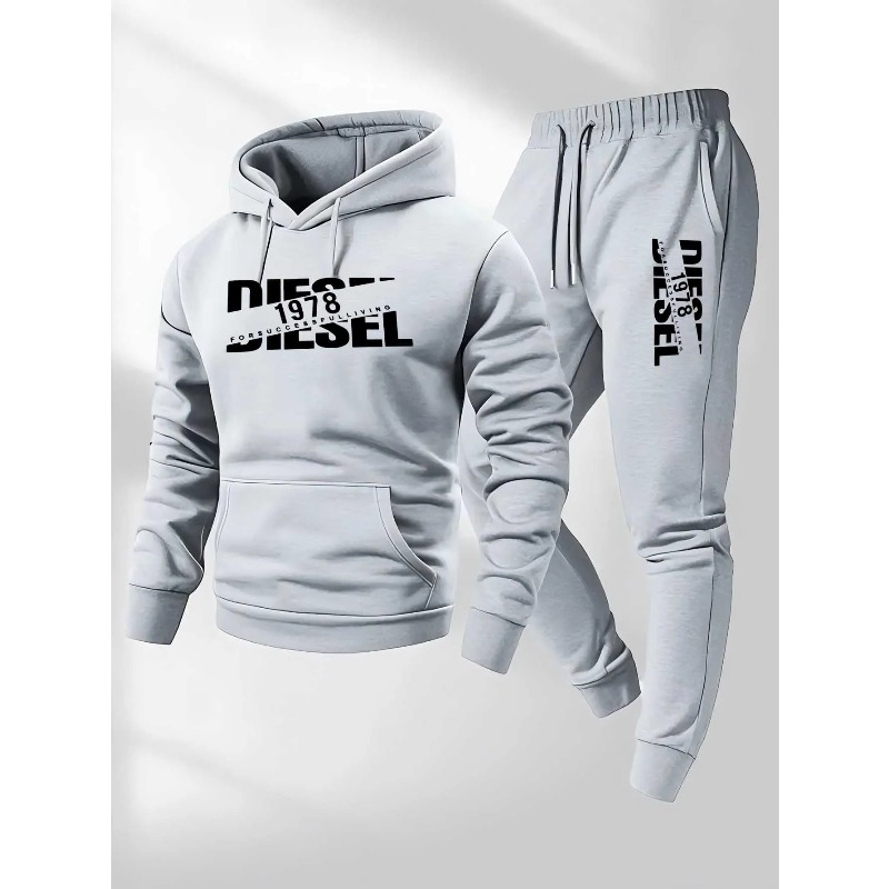 Men'S Fashion Pants - Autumn and winter new hooded sweatshirt