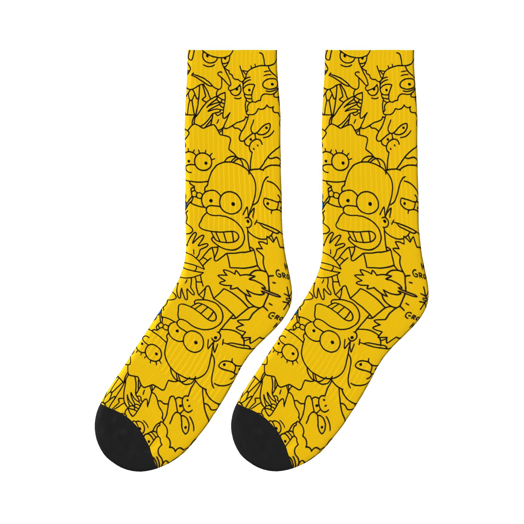 Men'S Fashion Youtube - Marge S-Simpsons Hidden Outline Art Socks