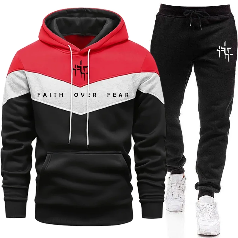 Faith Over Fear Men's Tracksui - Men'S Fashion Pants recension och pris