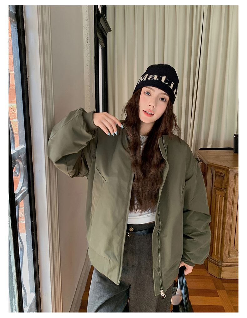 Bomber Jackets Puffer Womens W - Sherpa Jacket Fleece recension och pris