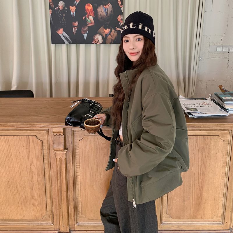 Bomber Jackets Puffer Womens W - Sherpa Jacket Fleece recension och pris
