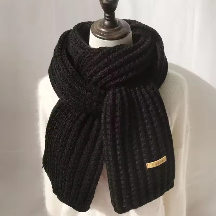 Thick Cable Knit Warm Cashmere - Men Scarf Wool recension och pris