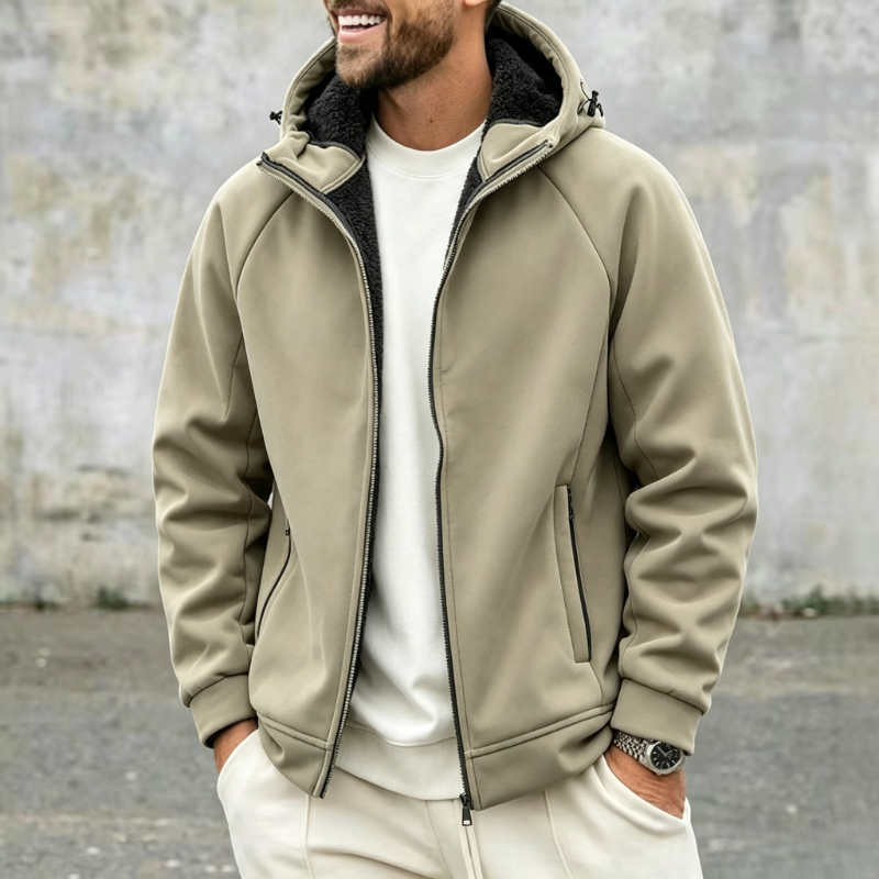Thick Polar Fleece Jacket Men  - Sherpa Jacket Fleece recension och pris