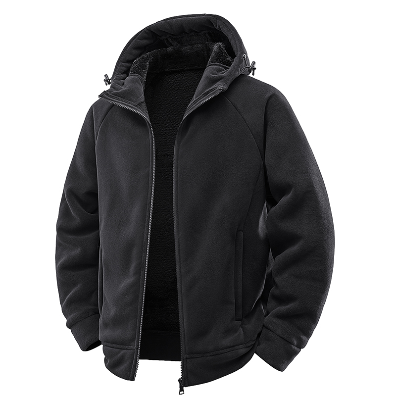 Thick Polar Fleece Jacket Men  - Sherpa Jacket Fleece recension och pris
