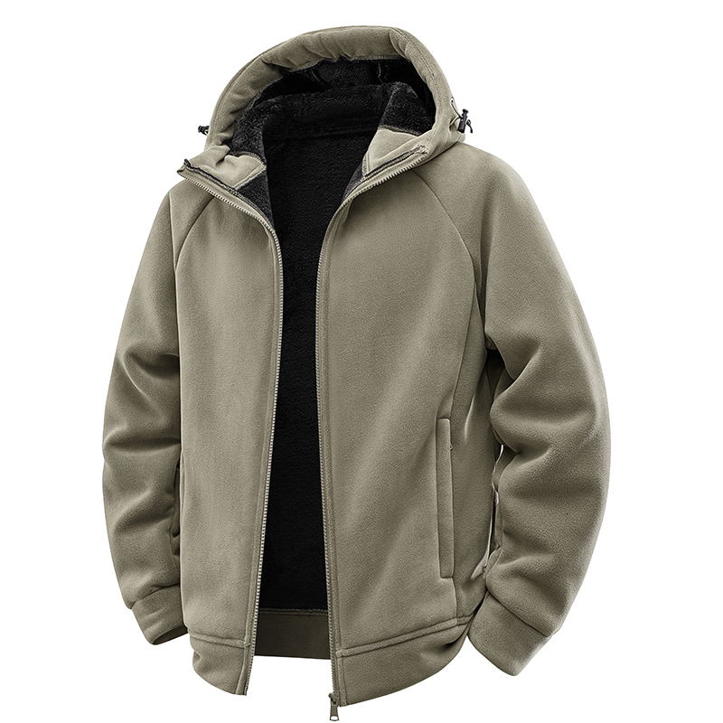 Thick Polar Fleece Jacket Men  - Sherpa Jacket Fleece recension och pris