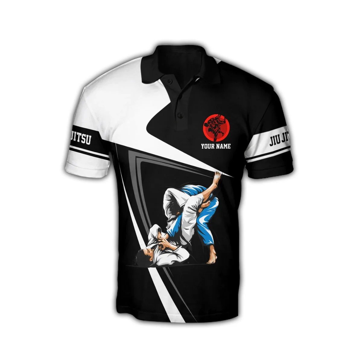 Customized Name Jiu Jitsu 3D A - Men'S Fashion Names recension och pris