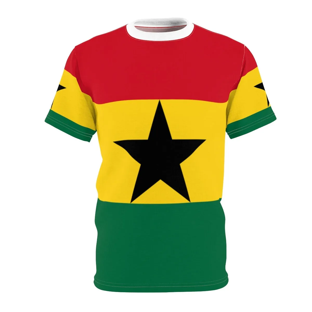 Abstract Vintage Ghana Flag 3D - Mens Fashion Dress Shirts recension och pris