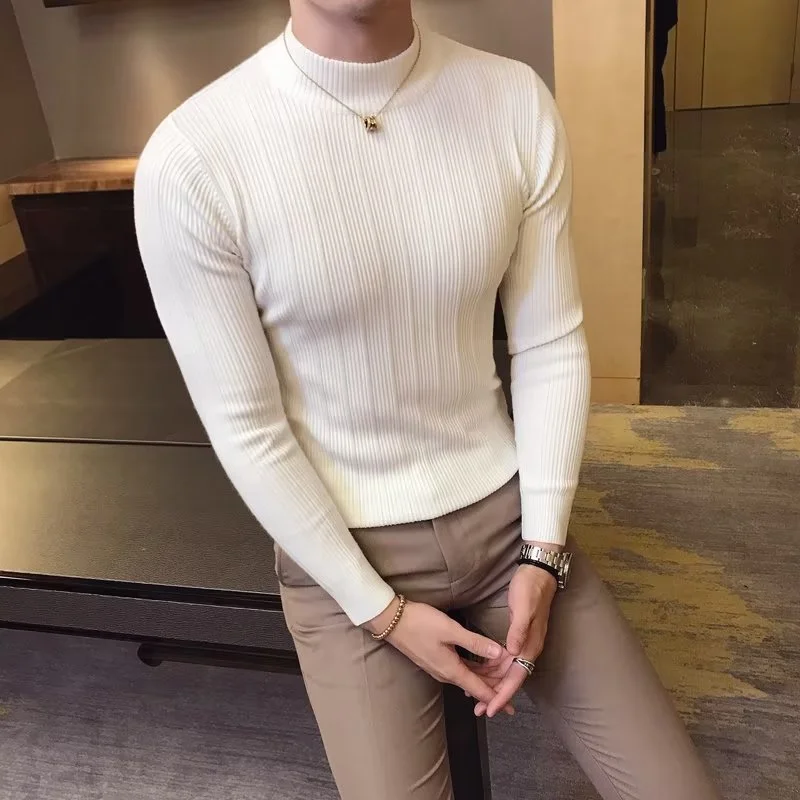 New Autumn Winter High Collar  - Mens Fashion Mullet recension och pris