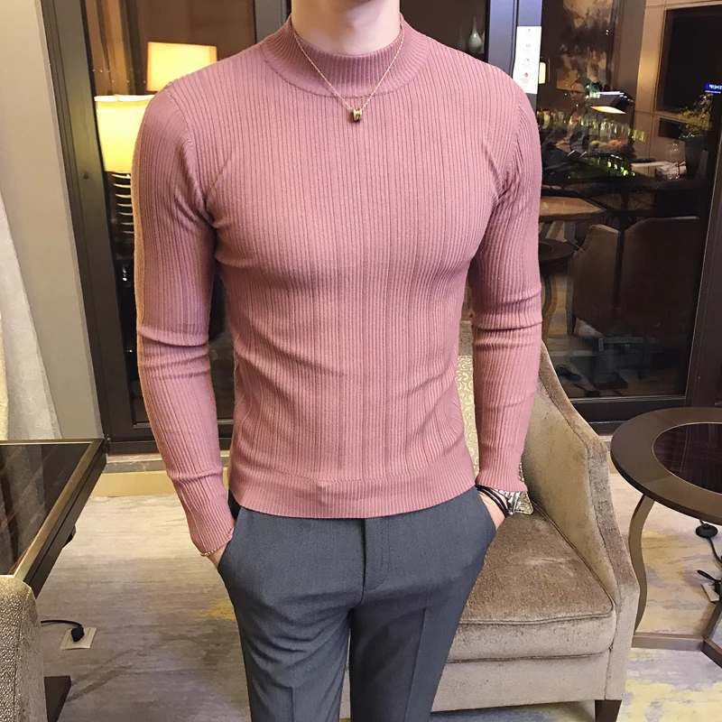 New Autumn Winter High Collar  - Mens Fashion Mullet recension och pris