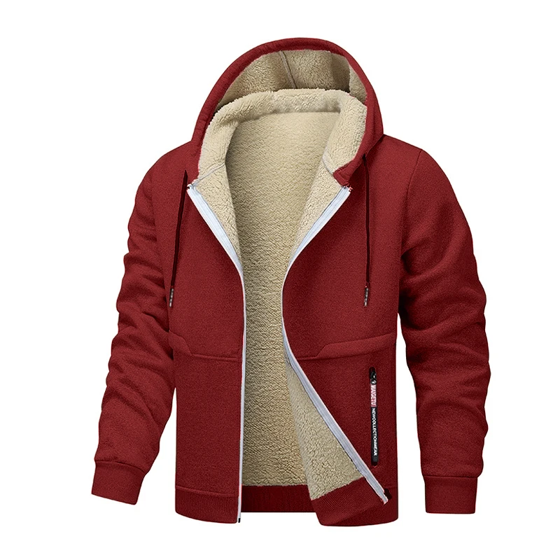 Animal Game Mens Casual Hooded - Sherpa Jacket Fleece recension och pris