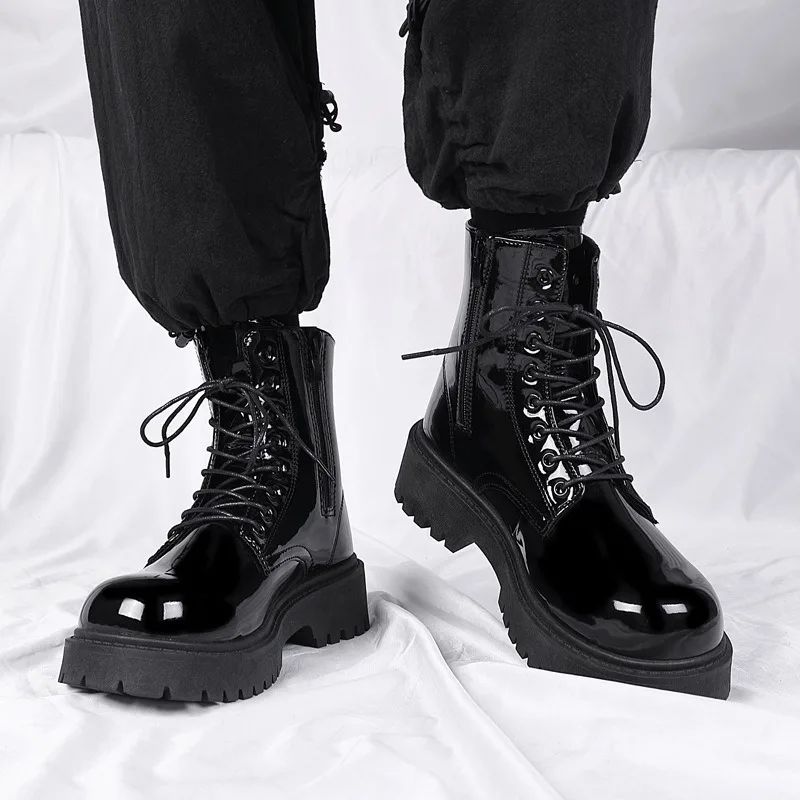 Men's High Top Boots High Qual - Fashion Men'S Boots recension och pris