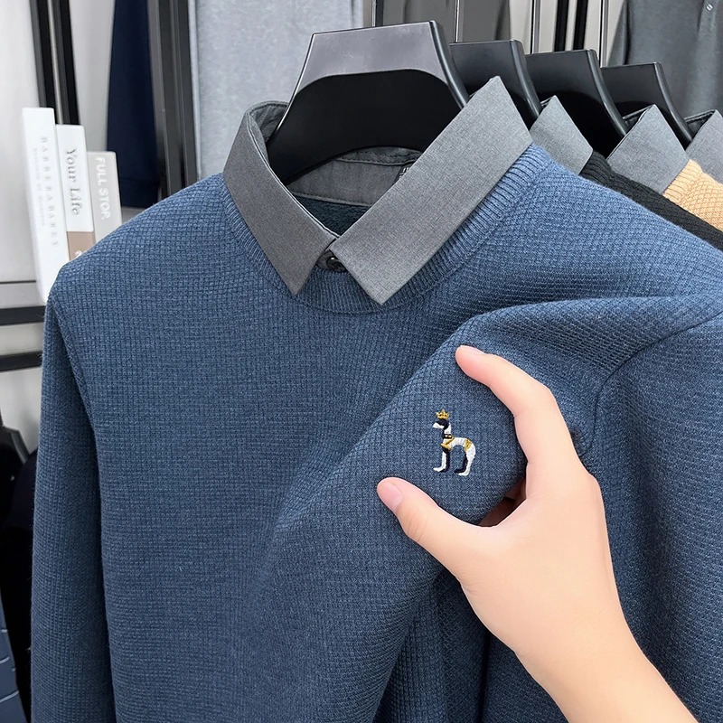 Luxury brand men's long sleeve - Mens Fashion Mullet recension och pris