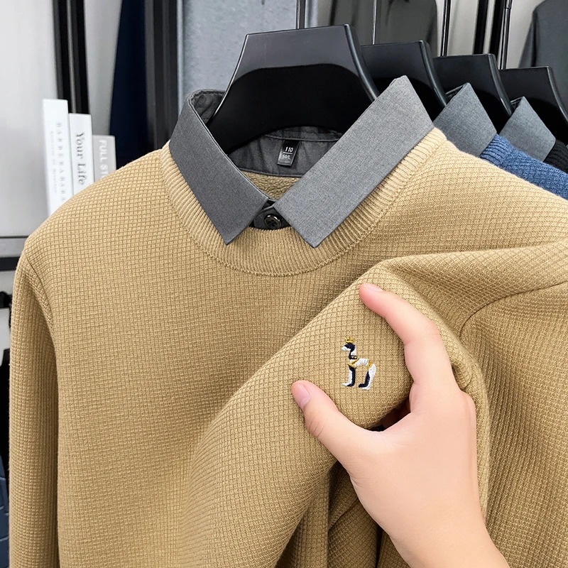 Luxury brand men's long sleeve - Mens Fashion Mullet recension och pris
