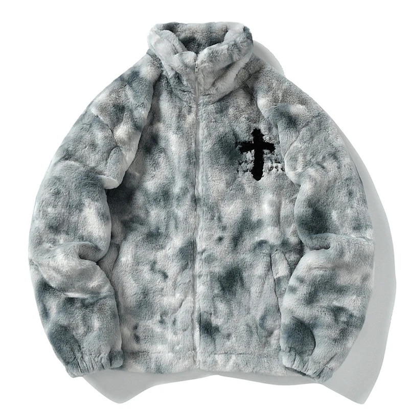 Streetwear Vintage Fleece Jack - Sherpa Jacket Fleece recension och pris