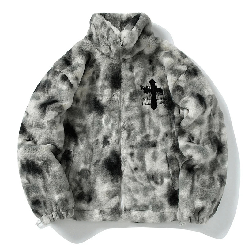 Streetwear Vintage Fleece Jack - Sherpa Jacket Fleece recension och pris