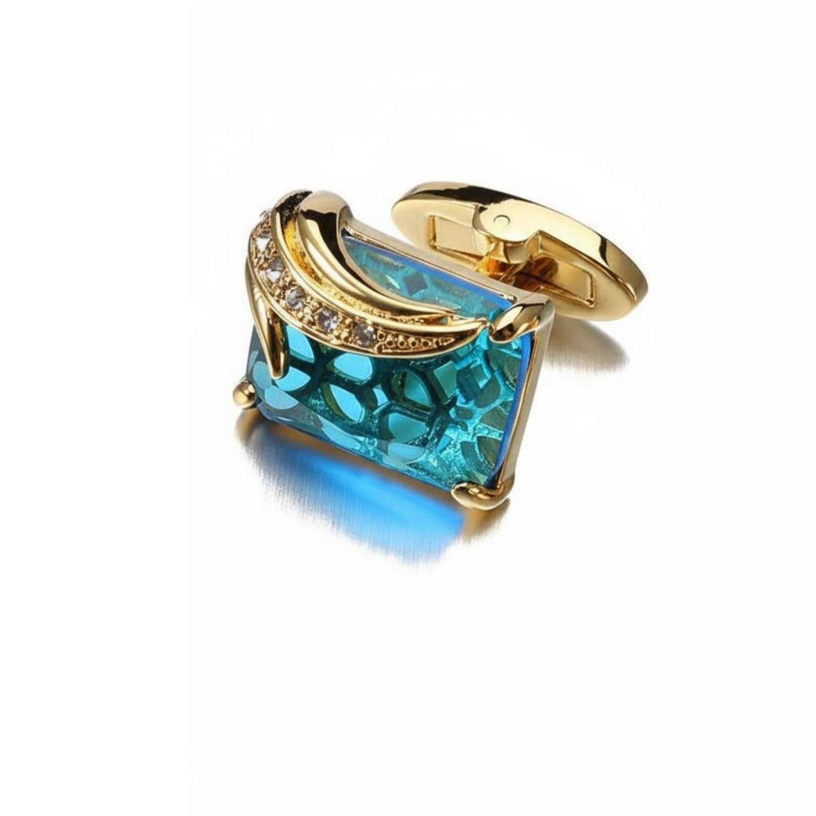 Fashion Crystal Men Cufflinks  - Mens Fashion Dress Shirts recension och pris