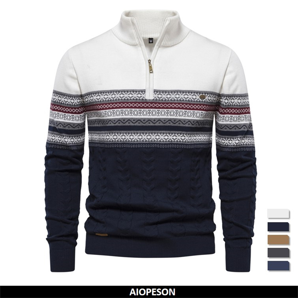 2023 New Autumn High Quality Z - Men'S Fashion Zip Sweater recension och pris