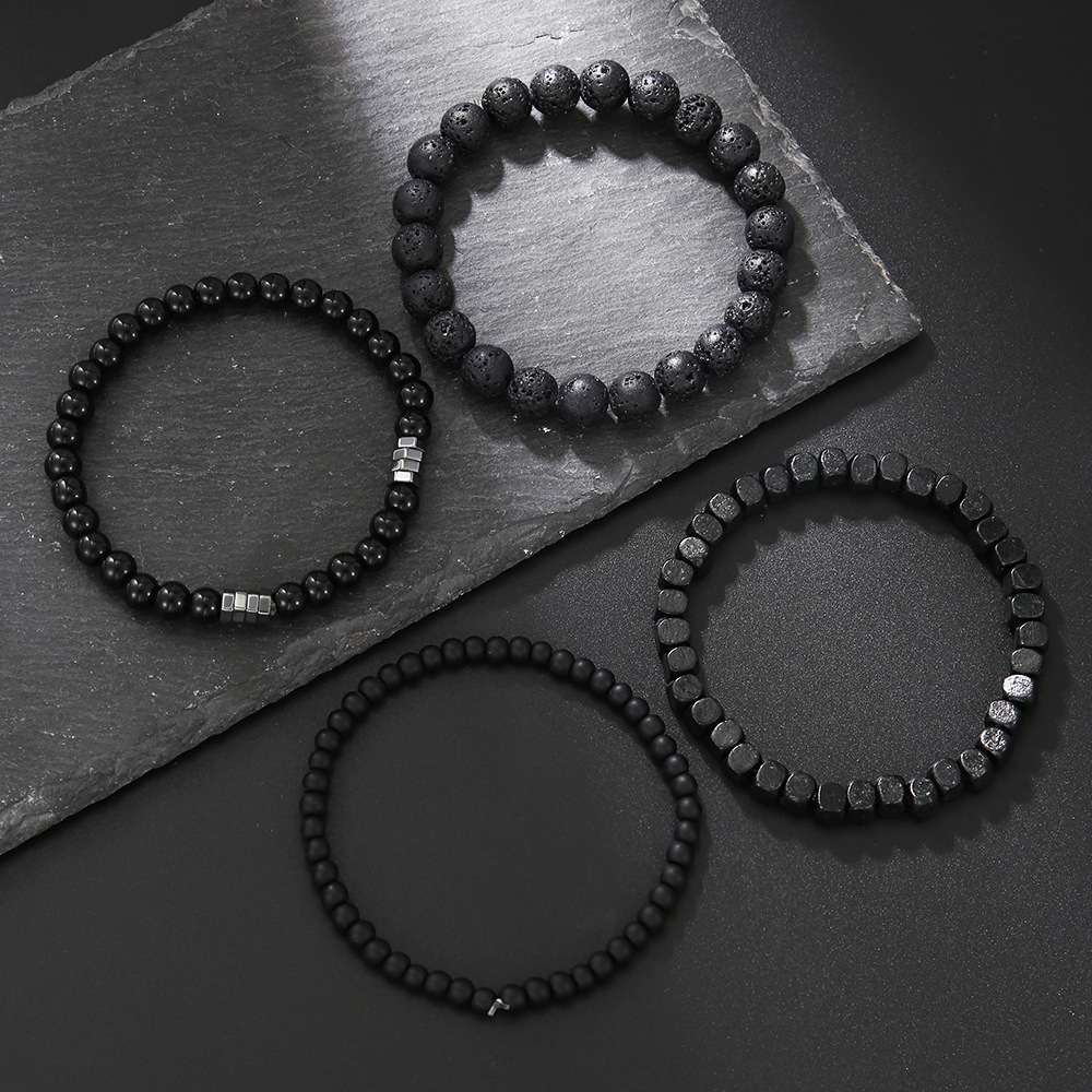 4PC Volcano Stone Black Gallst - Mens Fashion Combination recension och pris