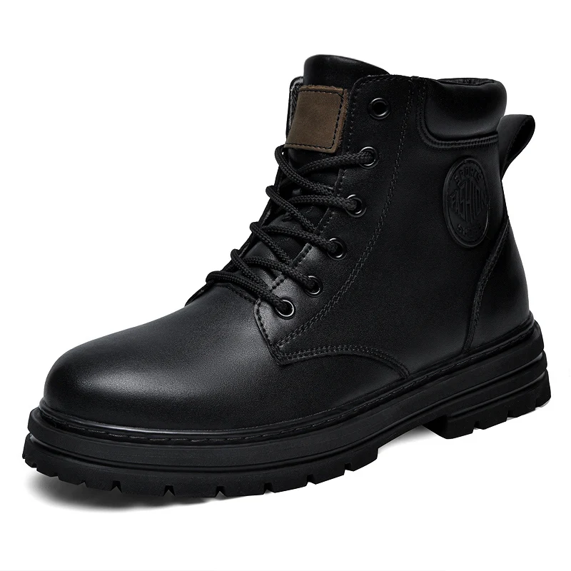 Big Size 49 50 Winter Black Le - Fashion Men'S Boots recension och pris