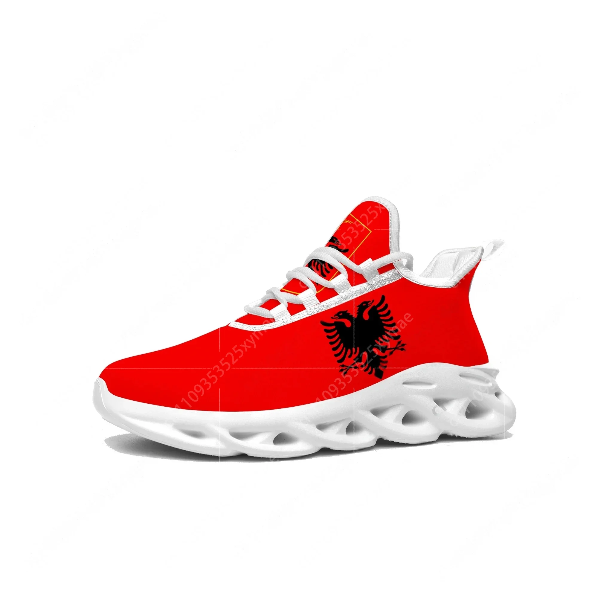 Albanian Flag Flats Sneakers M - Men'S Fashion Footwear recension och pris