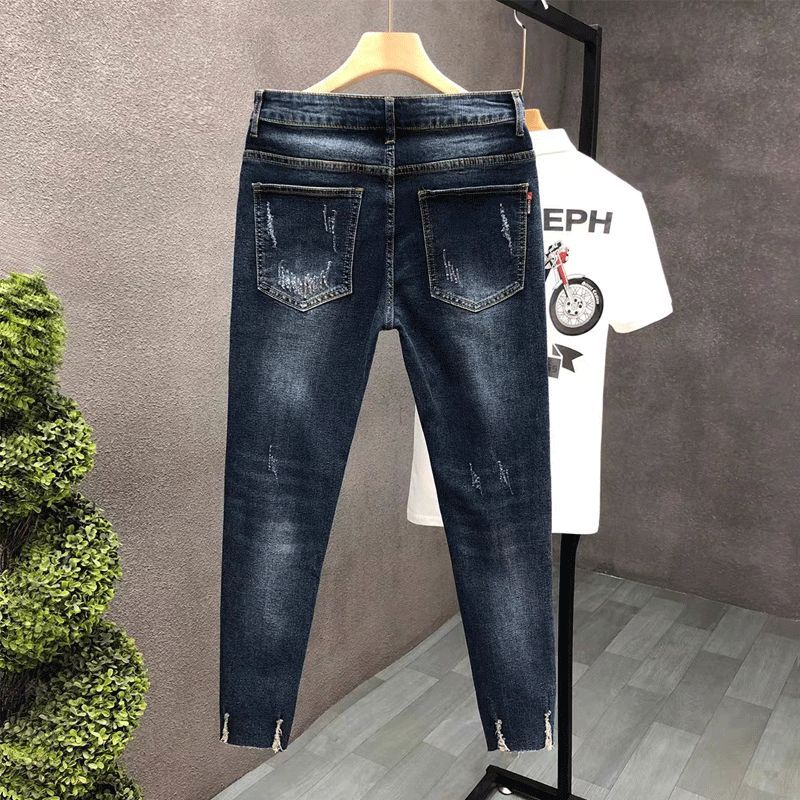 Cropped Jeans for Men Ripped T - Men'S Fashion Jeans 2025 recension och pris