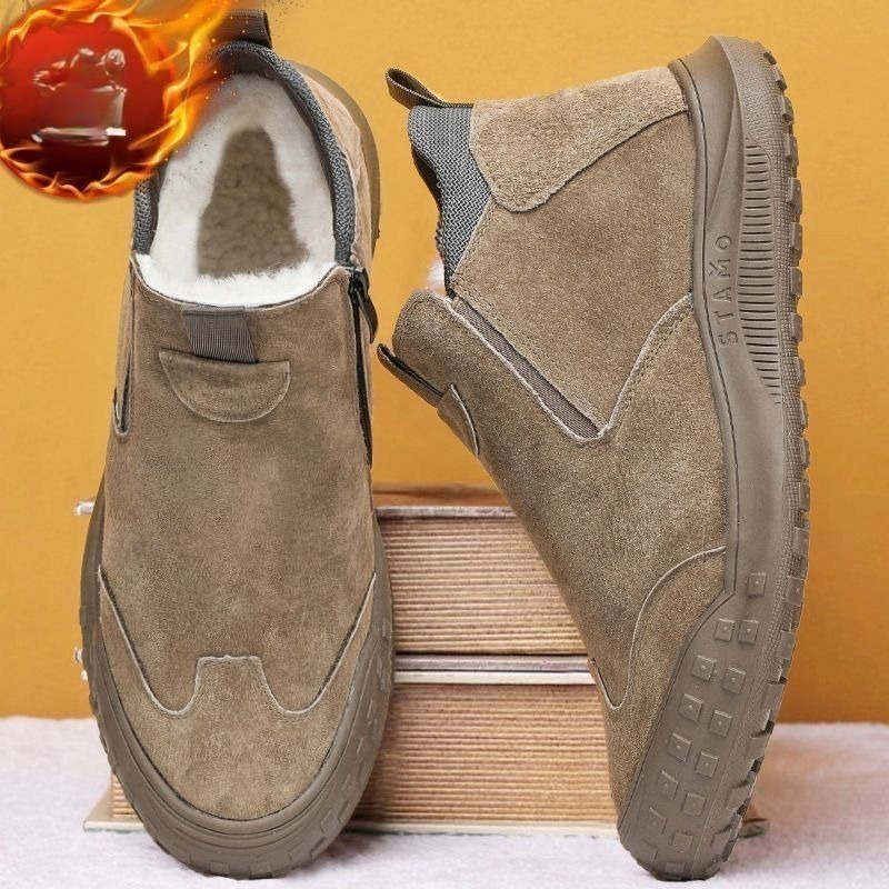 Winter Men's Shoes Plush Warm  - Men'S Fashion Loafers Shoes recension och pris