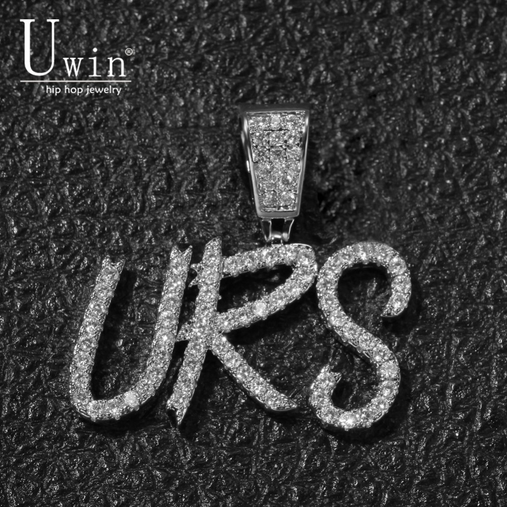 UWIN Name Brush Font Necklace  - Mens Fashion Combination recension och pris