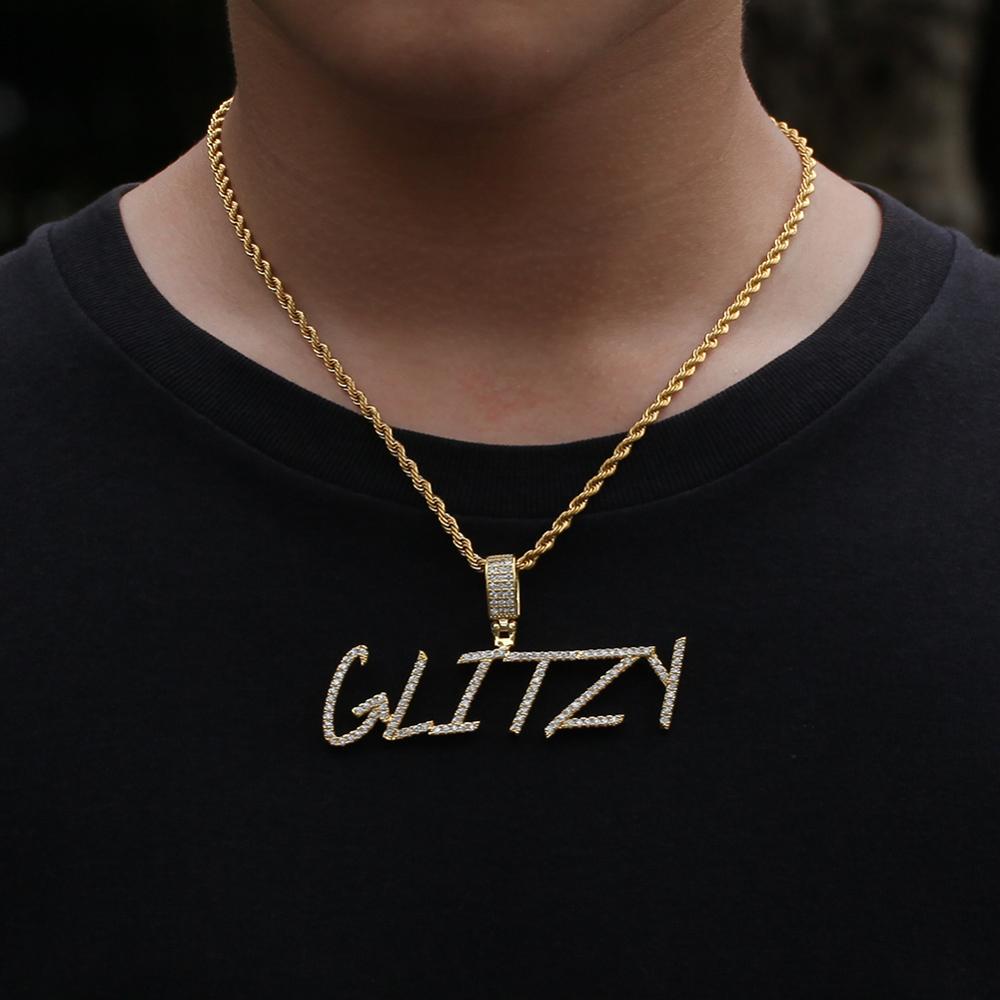 UWIN Name Brush Font Necklace  - Mens Fashion Combination recension och pris