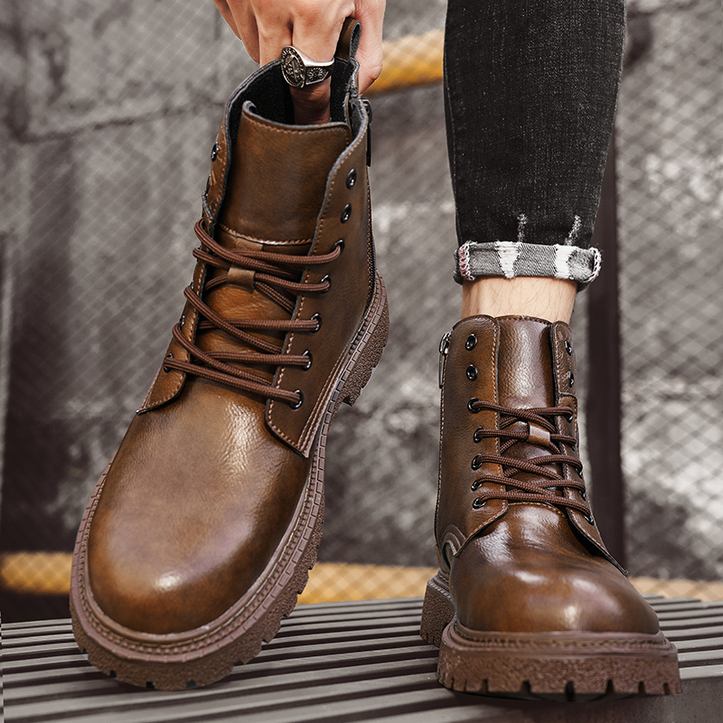 6cm Invisible Height Increasin - Fashion Men'S Boots recension och pris