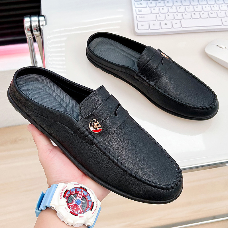 Men Slippers Fashion Leather L - Men'S Fashion Loafers Shoes recension och pris