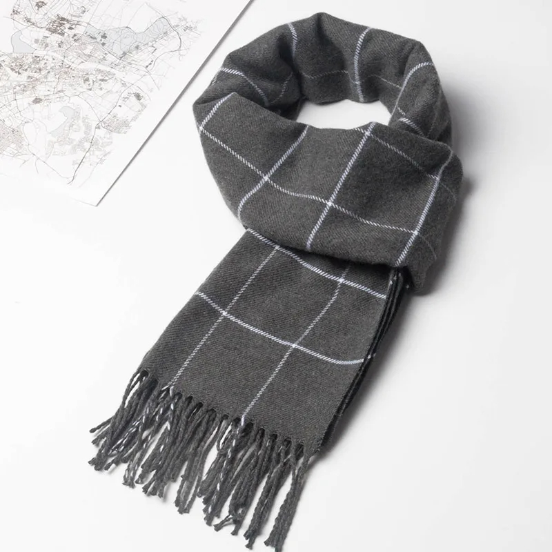 2023 New Winter Men Scarf Keep - Men Scarf Wool recension och pris