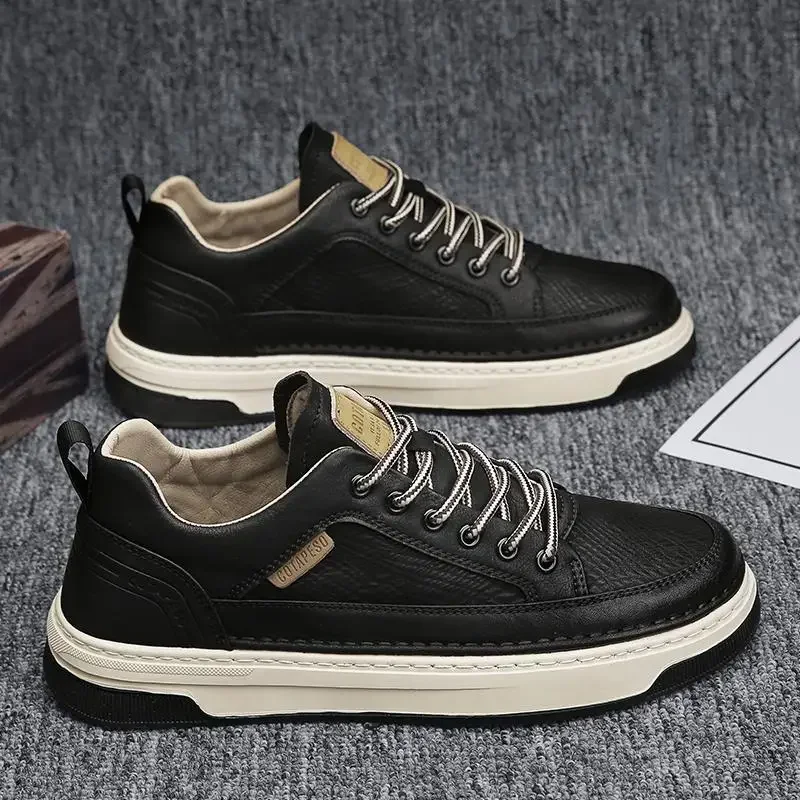 Fashion Casual Leather Shoes f - Mens Fashion Zapatos recension och pris