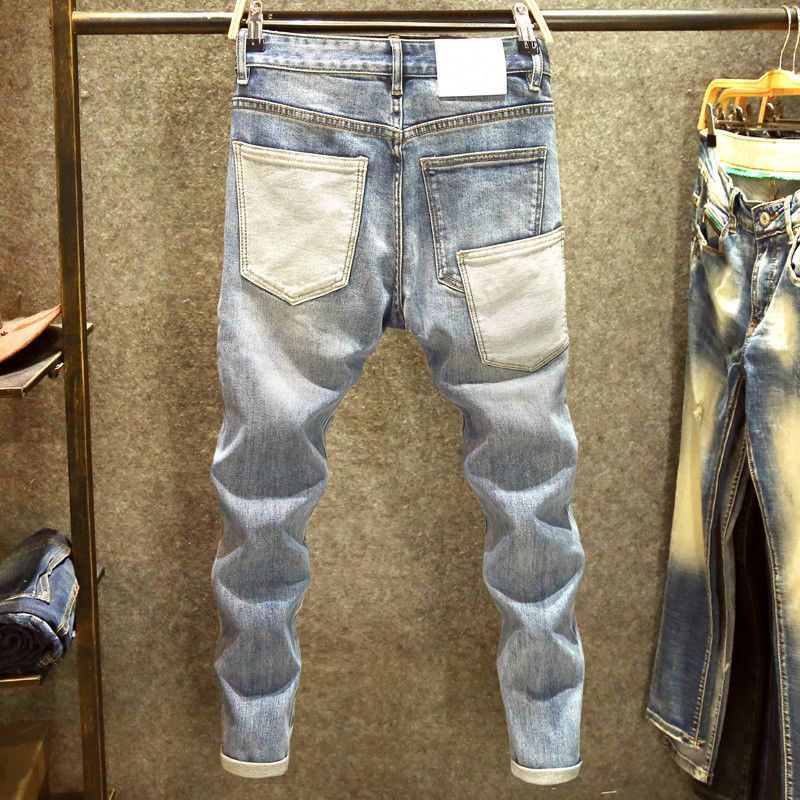 Trendy 2025 Brand Sticker Hand - Men'S Fashion Jeans 2025 recension och pris