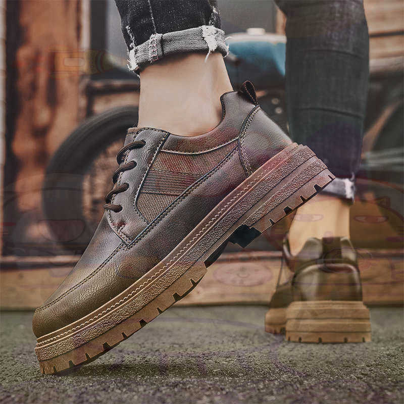 Dark Natural Leather Fashion T - Men'S Fashion Outfit Ideas recension och pris