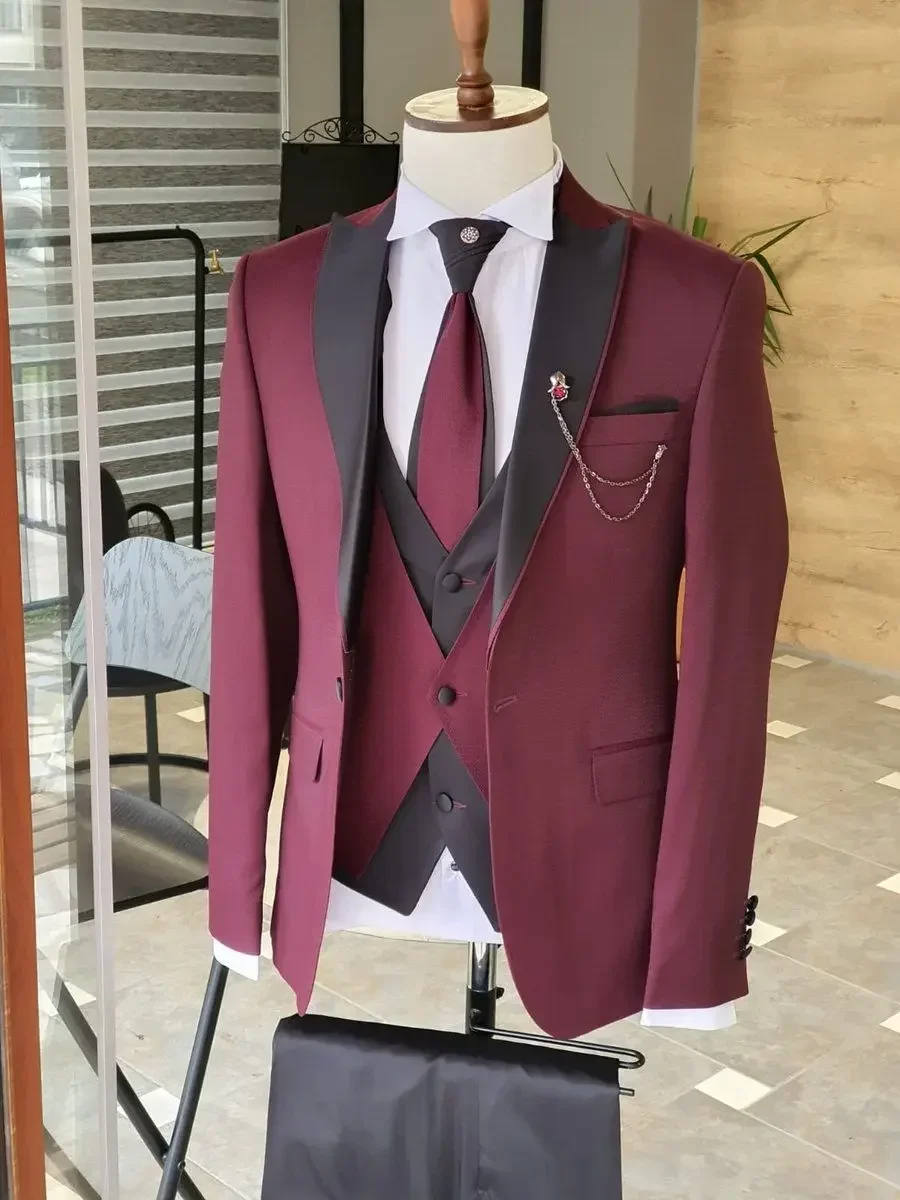champagne Jacket Black Pant En - Slim Fit Blazer Men recension och pris